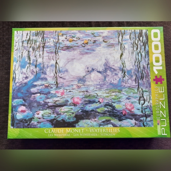 Brand New Sealed Puzzle- Claude Monet 'Waterlilies' - Picture 1 of 1